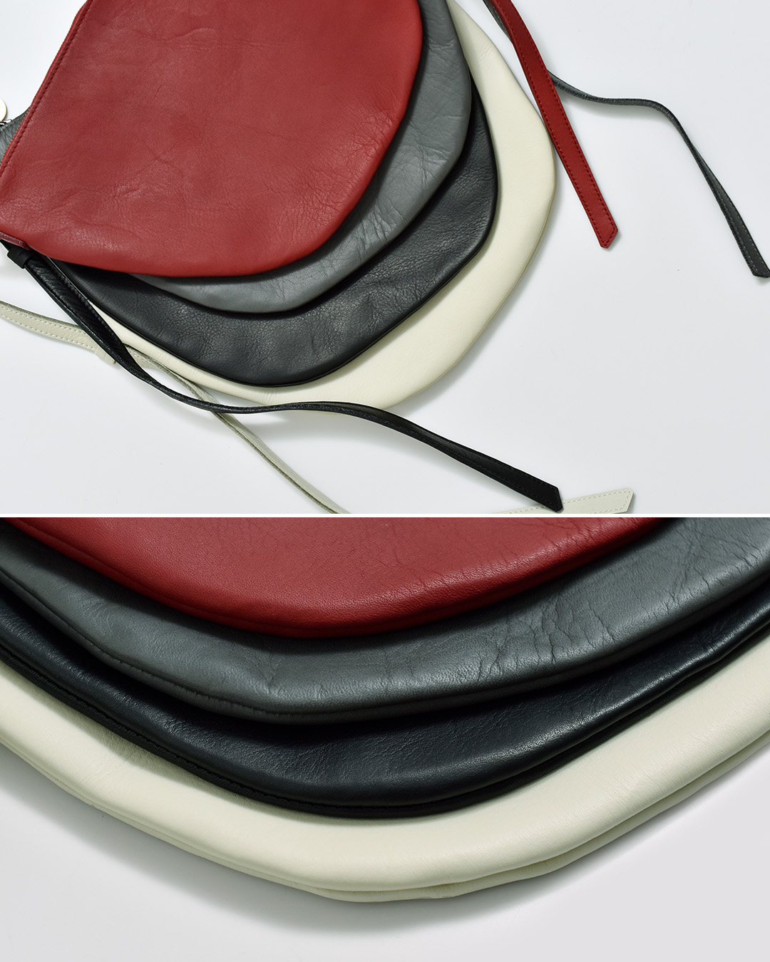 yucchinoレザー ハーフムーン ショルダーバッグ “OTONA eco-bag HALFMOON” oeb-halfmoon