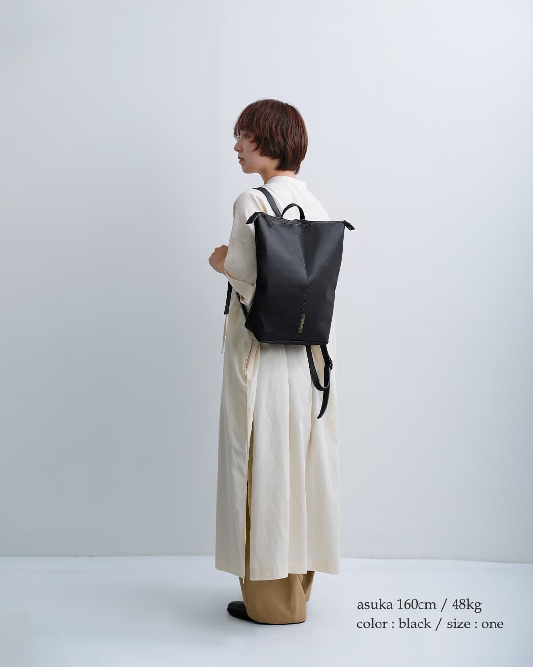 yucchino（ユッキーノ） レザー ナップサック OTONA eco-bag KNAPSACK