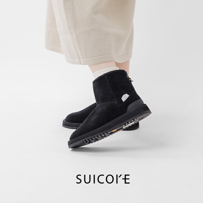 SUICOKE スイコック ショート ムートン ブーツ og-080mwpab-mid