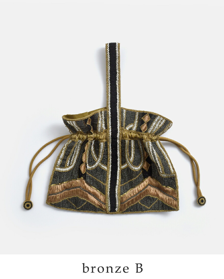 MARCHER（マルシェ） ガラスビーズ ワンハンドル バッグ onehandle-bag