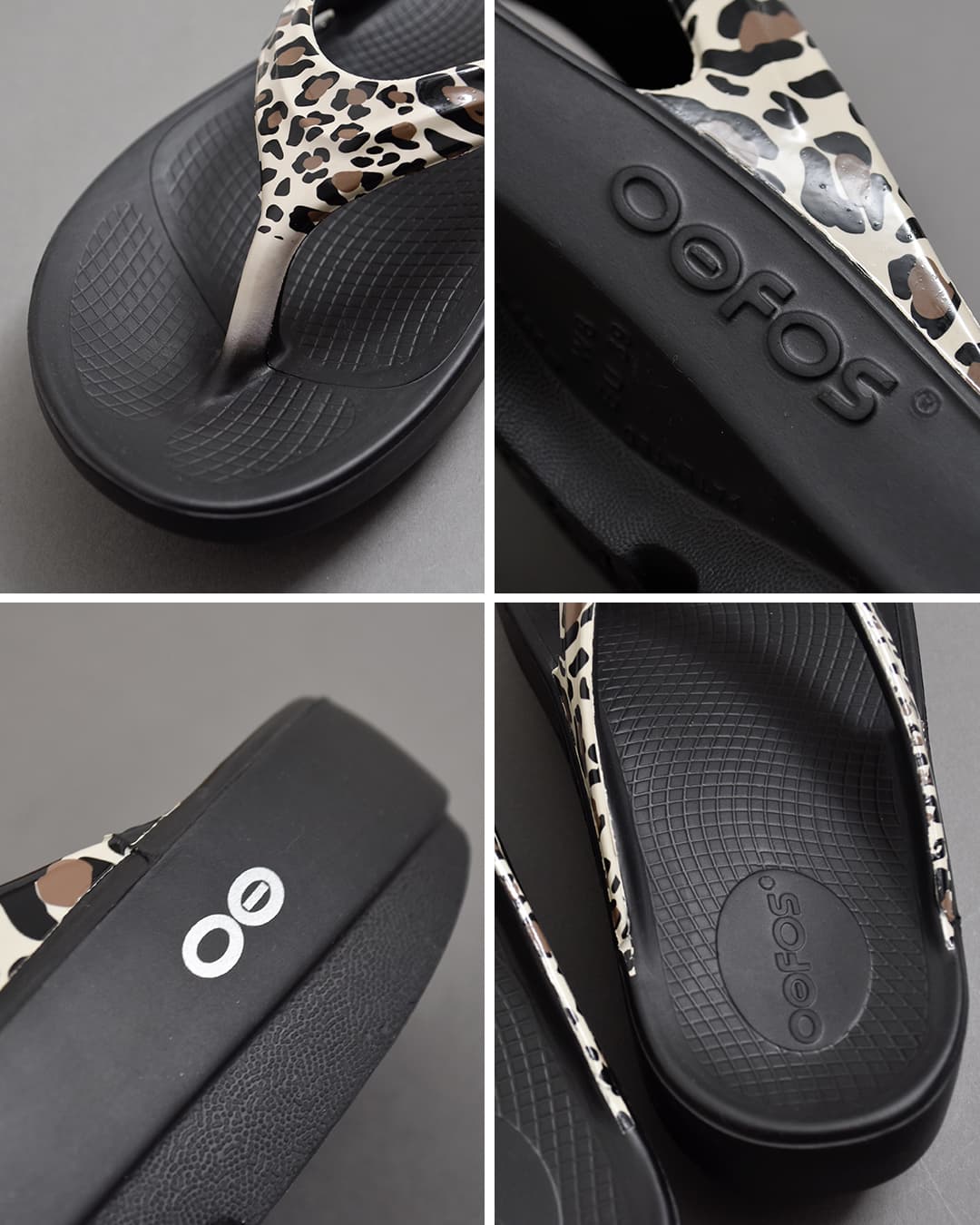 OOFOS（ウーフォス） ウーララ リュクス レオパード リカバリー