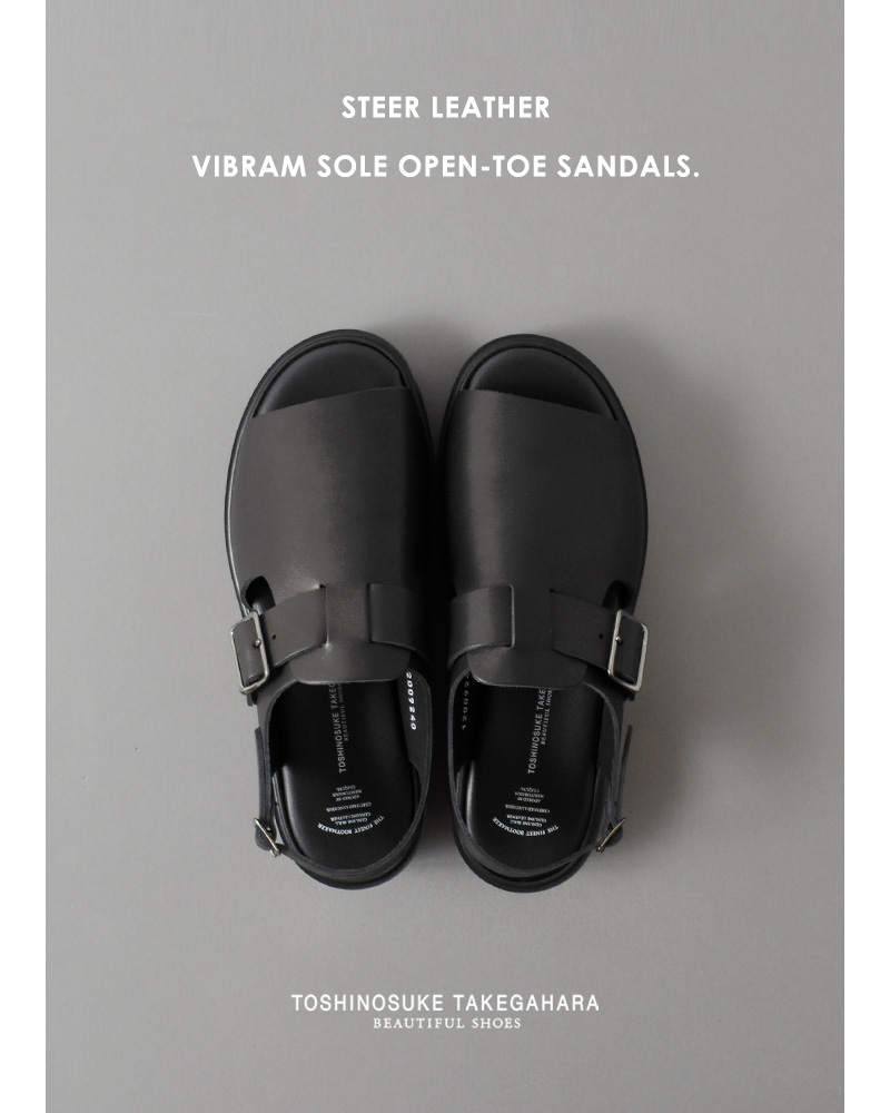 ブラックレザーオープントゥシューズ texcy luxe テクシーリュクス ビジネスシューズ アシックス商事 asics