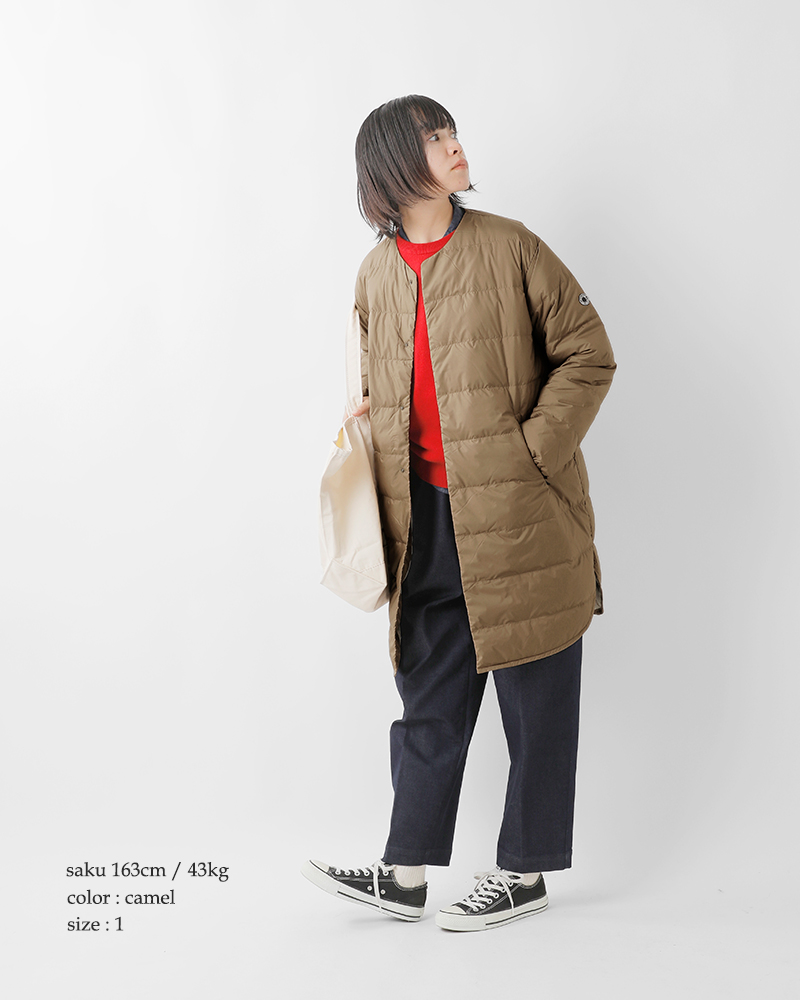 ORCIVAL ライトダウンコート　ベージュ　2 Bshop｜ORCIVAL | カラーレス ライトダウンコート WOMEN | Rakuten