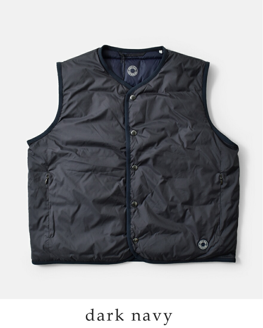 ORCIVAL オーシバル ライトダウンベスト インナーダウン 黒 サイズ1 ORCIVAL（オーシバル） オーチバル ライトダウン ラウンドネック