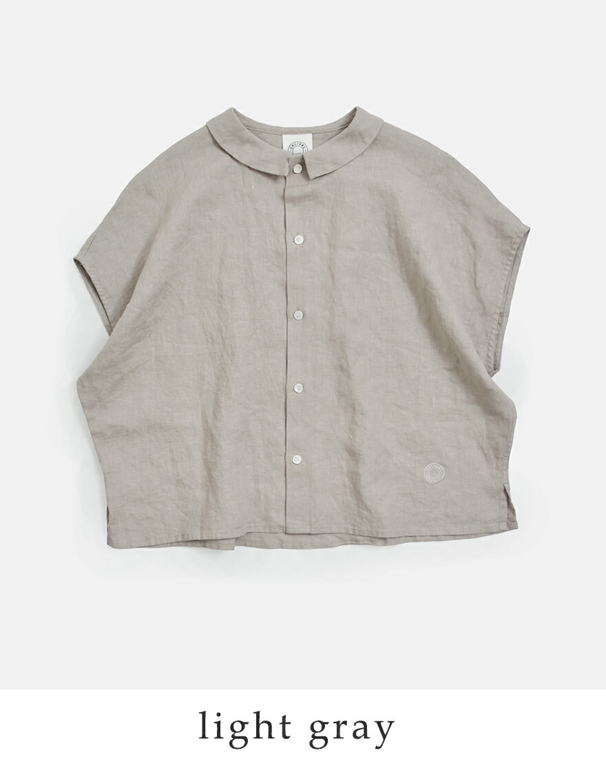 オーチバル オーシバル ORCIVAL  リネン フレンチスリーブ シャツ or-b0360ylm-26ss  春夏 レディース海外出荷不可 2026ss新作の画像