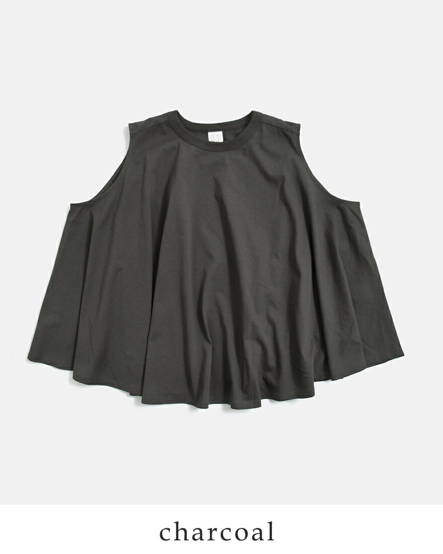 オーチバル ORCIVAL オーシバル コットン天竺 Aライン ノースリーブ カットソー or-c0533oej レディース 春夏海外出荷不可 2026ss新作の画像