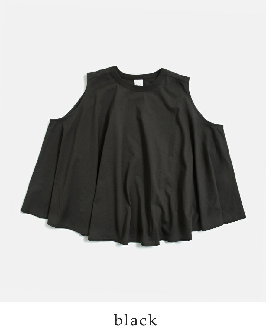オーチバル ORCIVAL オーシバル コットン天竺 Aライン ノースリーブ カットソー or-c0533oej レディース 春夏海外出荷不可 2026ss新作の画像