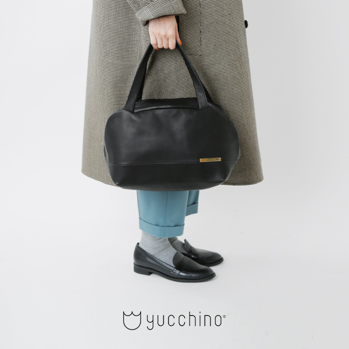 yucchino（ユッキーノ） レザーボストンバッグ OTONA eco-bag BOSTON