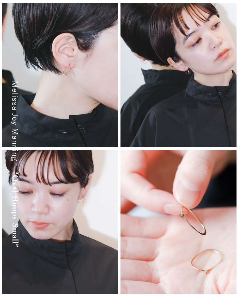 メリッサジョイマニング　ピアス　14k　お値下げ祭りじゃー Melissa Joy Manning メリッサ ジョイ マニング 14kt オーバル