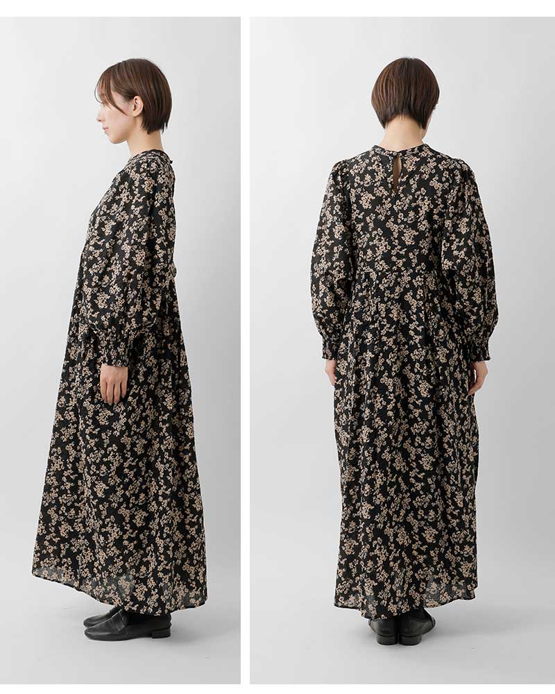 セール【50%OFF】パリドゥアオウネ PARIS DE AOUNE フラワープリント