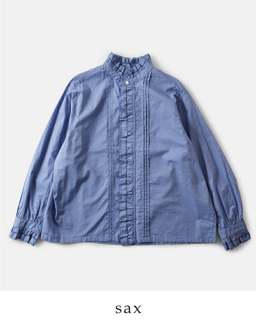 【50%OFF】ヌーベル ドゥ パラディ NOUVELLES DU PARADIS コーマコットン はしご 刺繍 フリル ブラウス pb24415 レディース Nouvelles du paradis 【50%OFF】ヌーベル ドゥ パラディ
