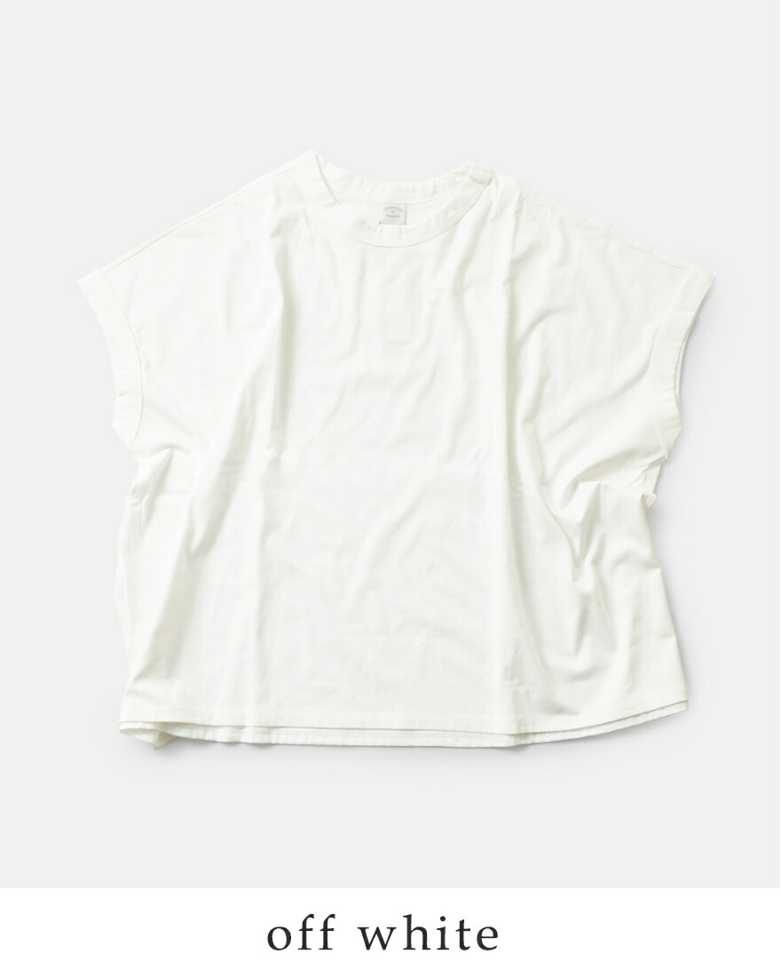 ヌーベル ドゥ パラディ NOUVELLES DU PARADIS  トロワ天竺 フレンチ ワイド Tシャツ pc21201a レディース  春夏 2026ss新作の画像