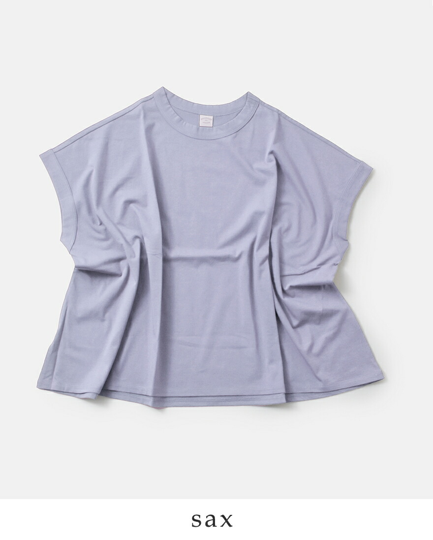 ヌーベル ドゥ パラディ NOUVELLES DU PARADIS  トロワ天竺 フレンチ ワイド Tシャツ pc21201a レディース  春夏 2026ss新作の画像