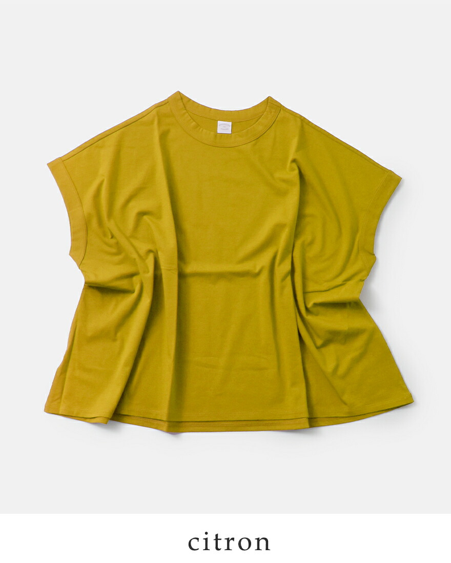 ヌーベル ドゥ パラディ NOUVELLES DU PARADIS  トロワ天竺 フレンチ ワイド Tシャツ pc21201a レディース  春夏 2026ss新作の画像