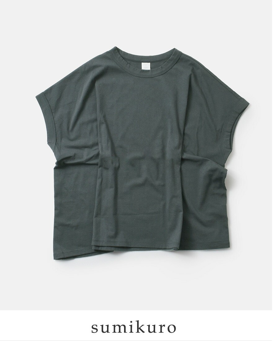 ヌーベル ドゥ パラディ NOUVELLES DU PARADIS  トロワ天竺 フレンチ ワイド Tシャツ pc21201a レディース  春夏 2026ss新作の画像