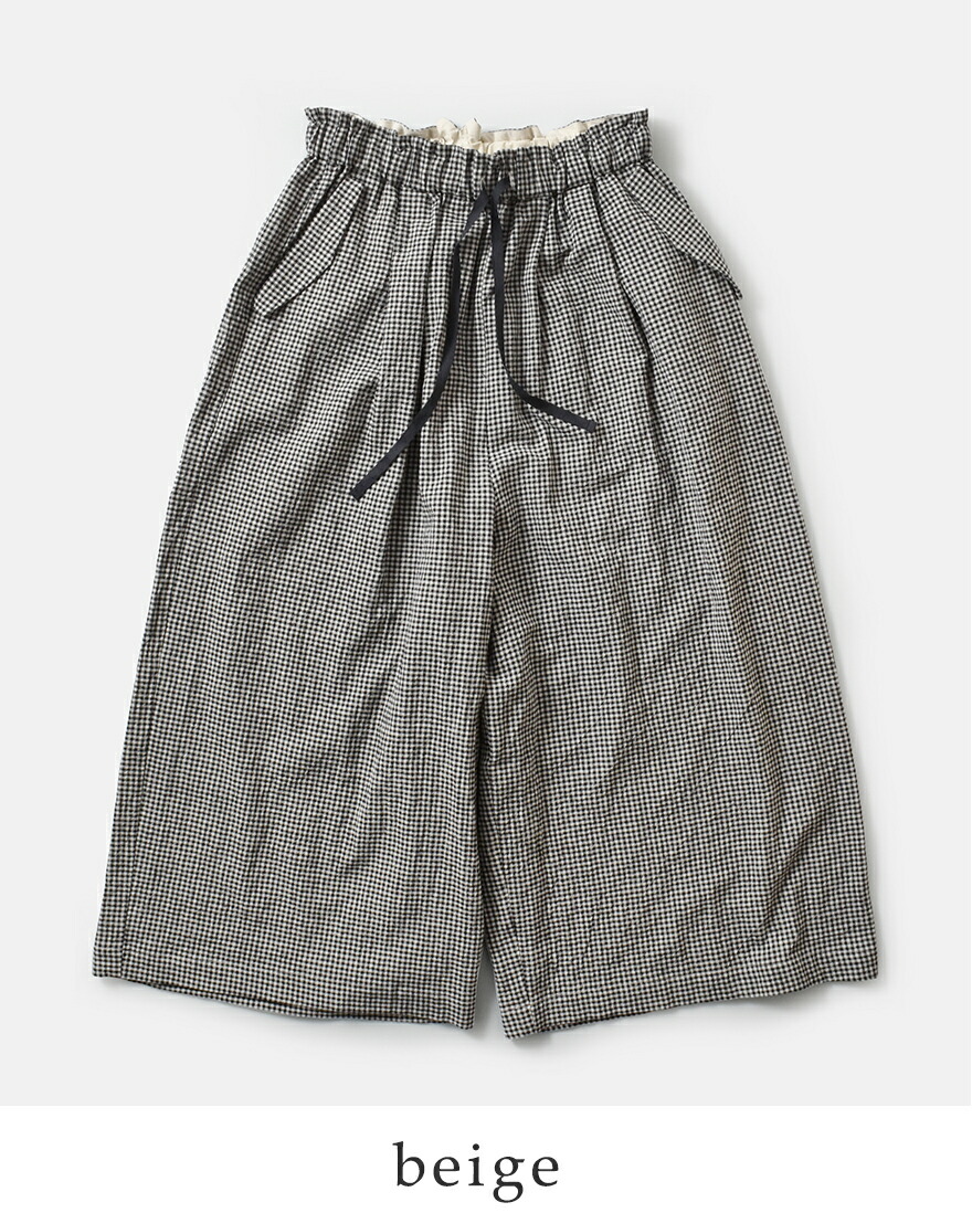 MAGALI 【20%OFF】マガリ リネン ワイドパンツ pt61 レディース