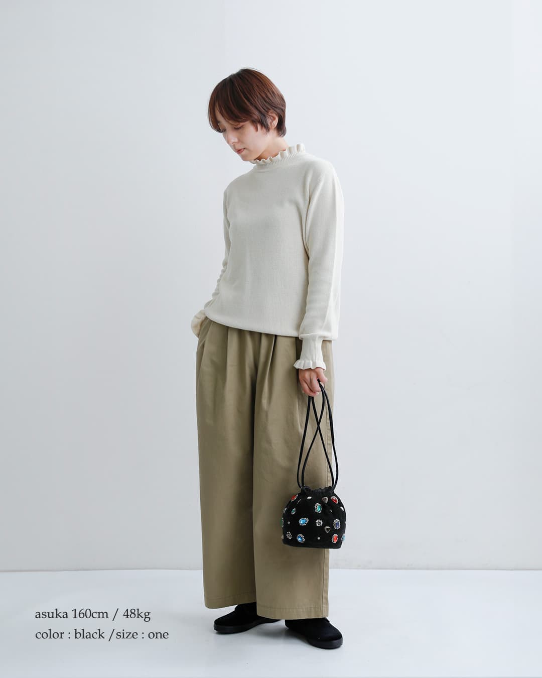ビージ beej ベルベット ジュエリー 巾着バッグ pu-bt-12509