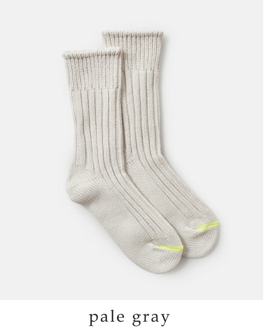 ROTOTO（ロトト） オーガニックコットン チャンキー リブ クルー