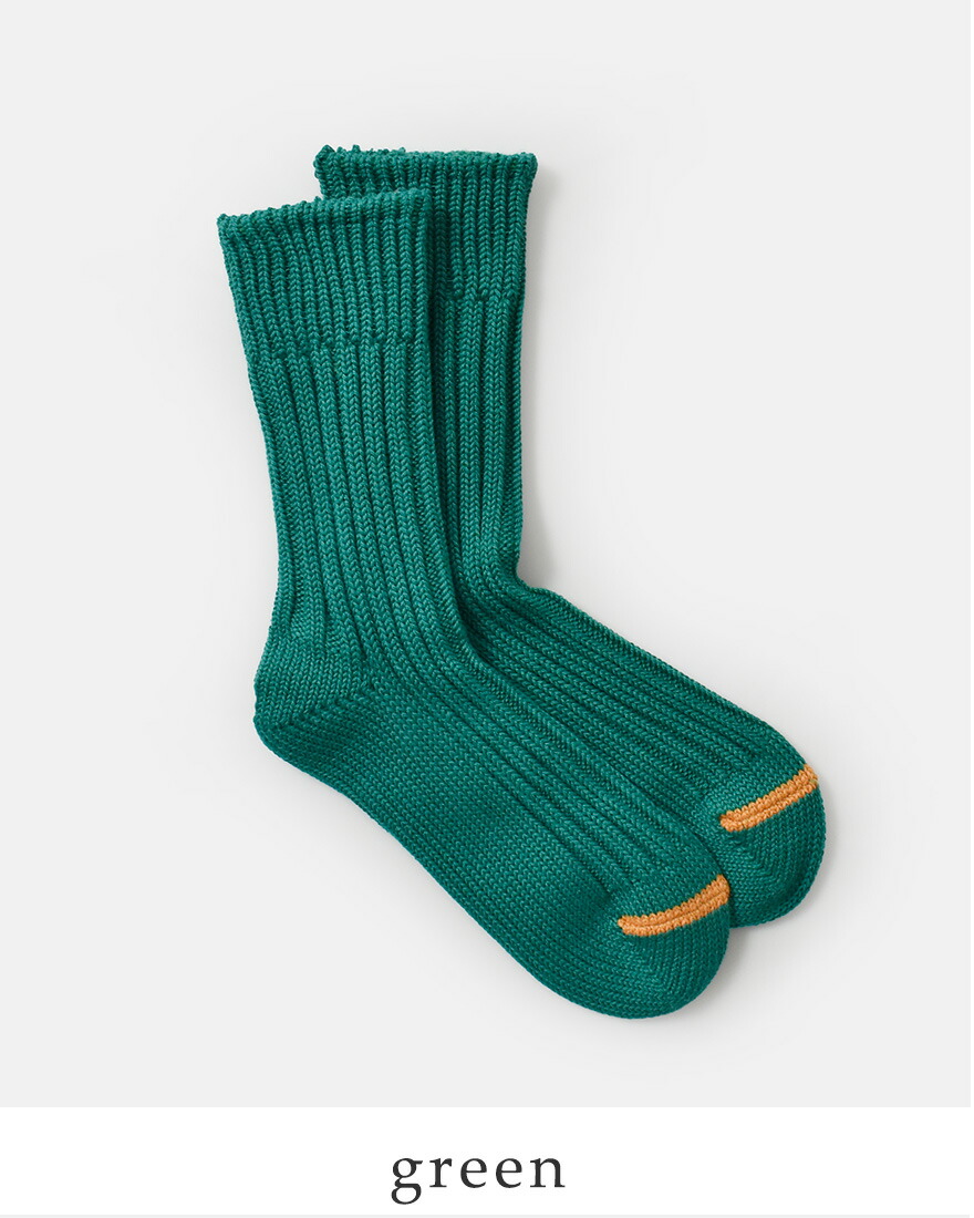 ROTOTO（ロトト） オーガニックコットン チャンキー リブ クルー