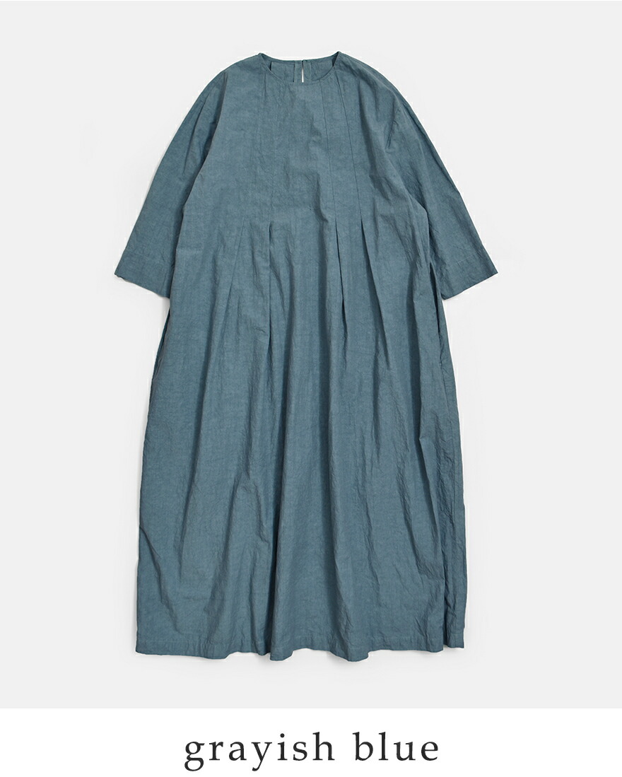 ローブデポー ROBE de PEAU コットンリネン タック ワンピース TUCKED ONE PIECE r342 レディース 春夏 2026ss新作【クーポン対象】_2