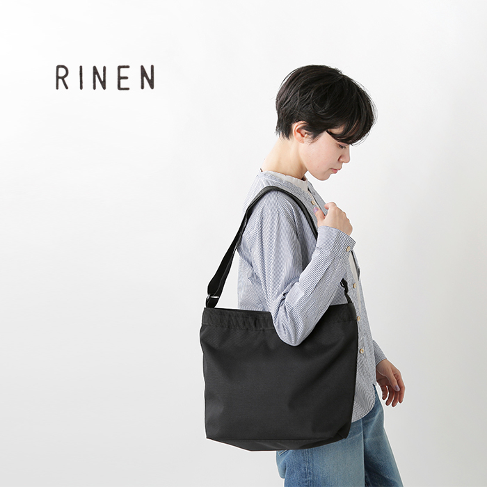 RINEN リネン エコメイドキャンバスショルダーバッグ