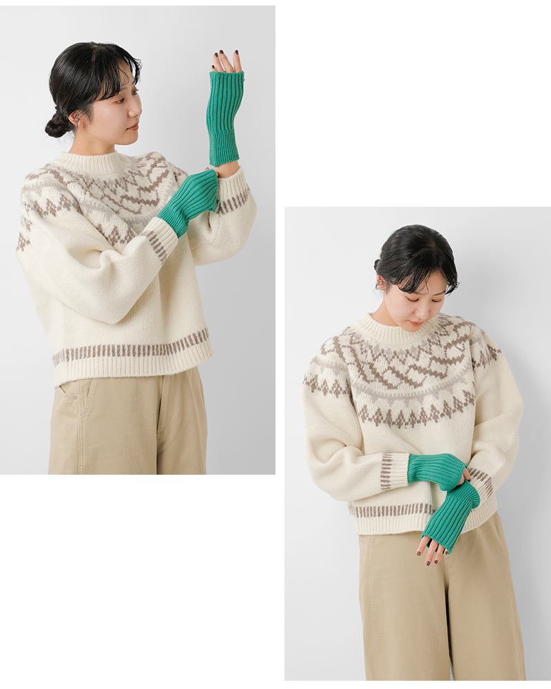 ROTOTO(ロトト)ポップカラーハンドウォーマーr5130