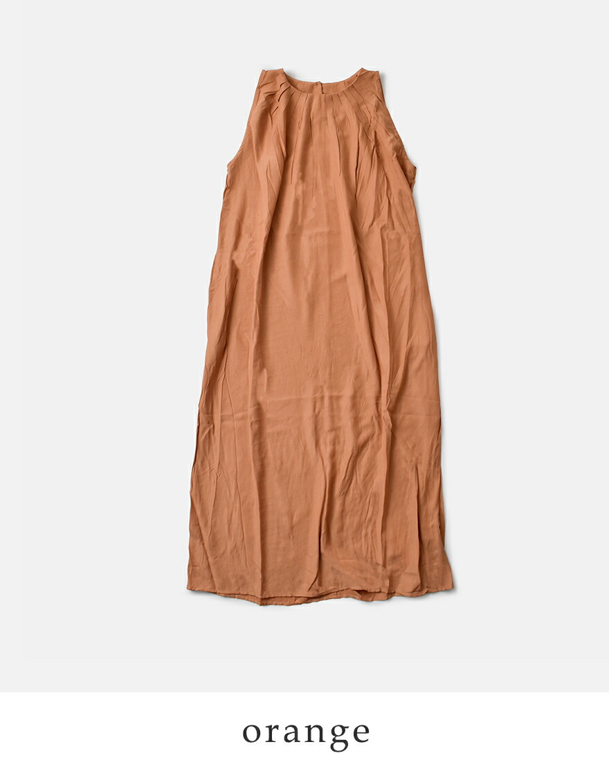 【美品】PESERICO ペゼリコ フロントタック ノースリーブ ワンピース 楽天市場】ina イナ aranciato別注 胸切替タック Vネック