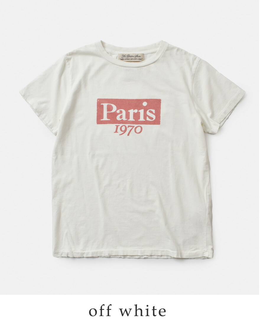 【40%OFF】レミレリーフ REMI RELIEF コットン SP加工 Tシャツ Paris 1970 rn28369170 レディース 楽天市場】【40%OFF】REMI RELIEF レミレリーフ コットン SP加工