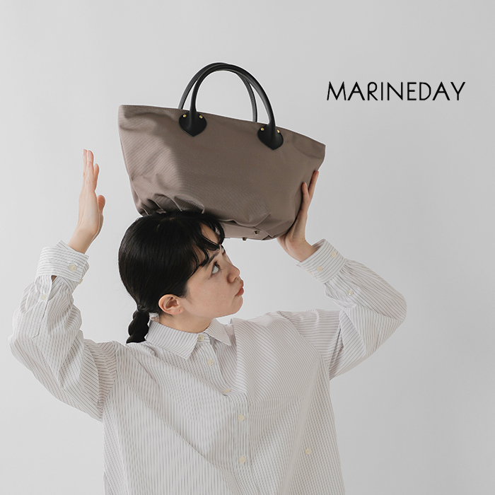 MARINE DAY(マリンデイ)66ナイロン×カウレザーハンドバッグ“SDAISY”s-daisy