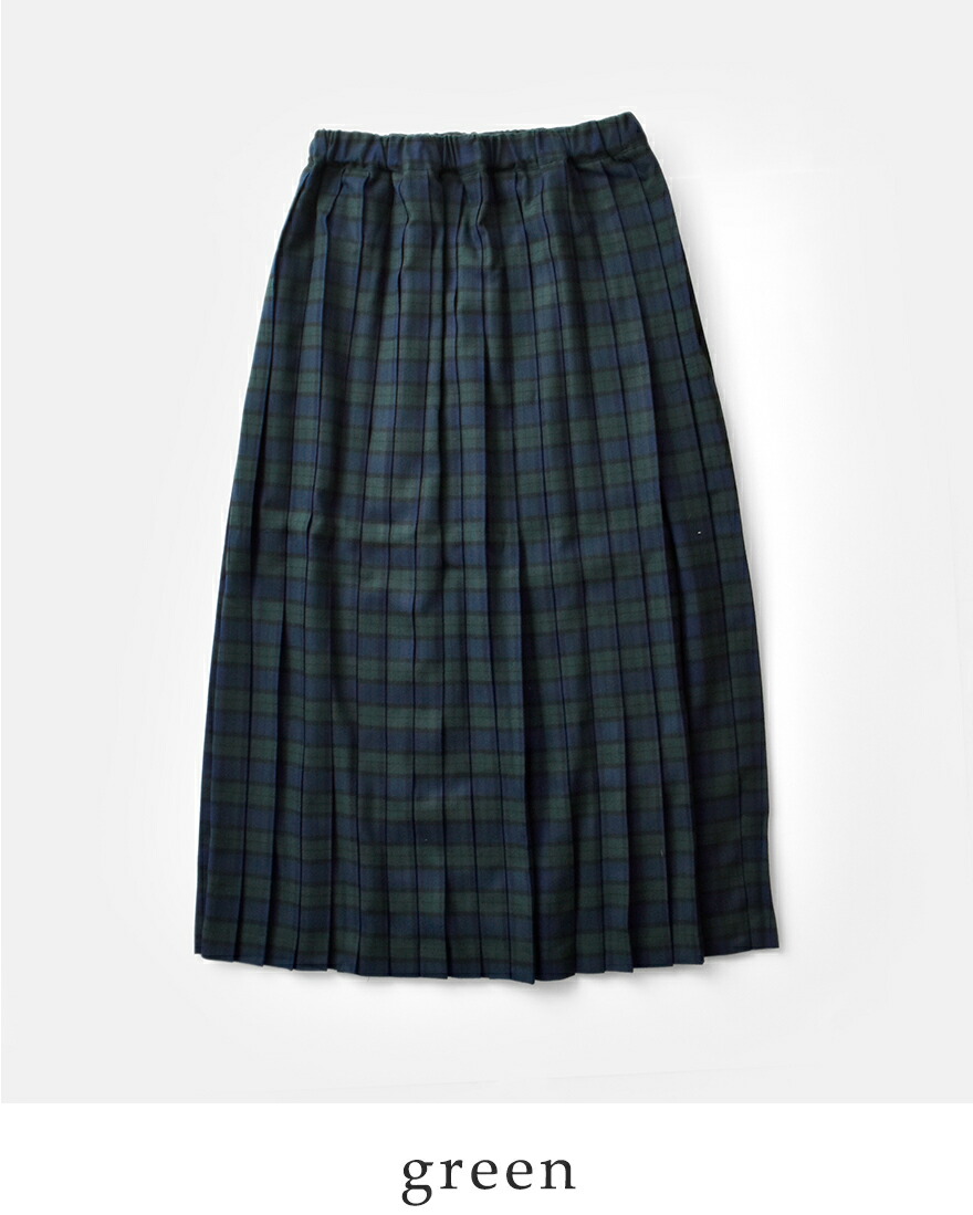 タータンチェック　長袖　セーター　巻きスカート　セットアップ　サイズS 新品 NARU｜(ナル) ロイヤルタータン タックロングスカート 656913【予約