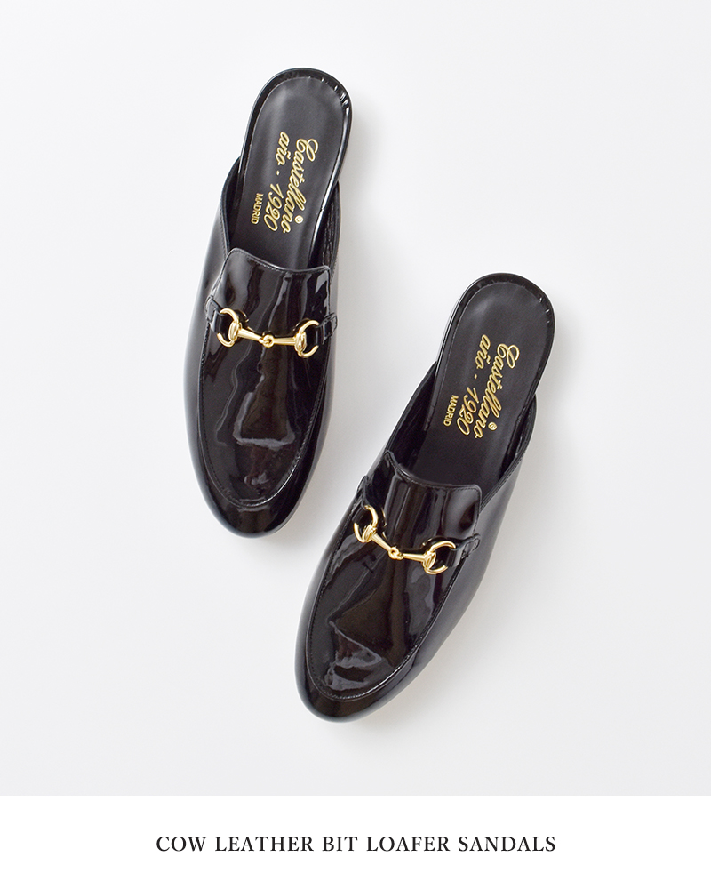 CASTELLANO カステラーノ カウレザー ビット ローファー サンダル