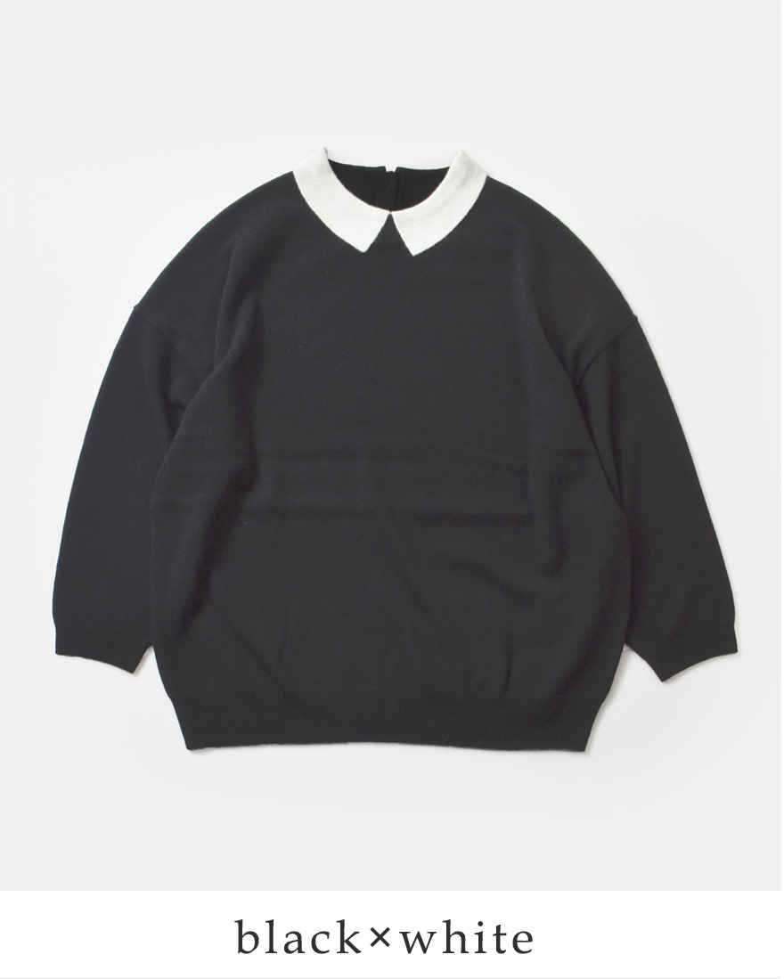 STAMP AND DIARY（スタンプアンドダイアリー） メリノカシミヤ 襟付