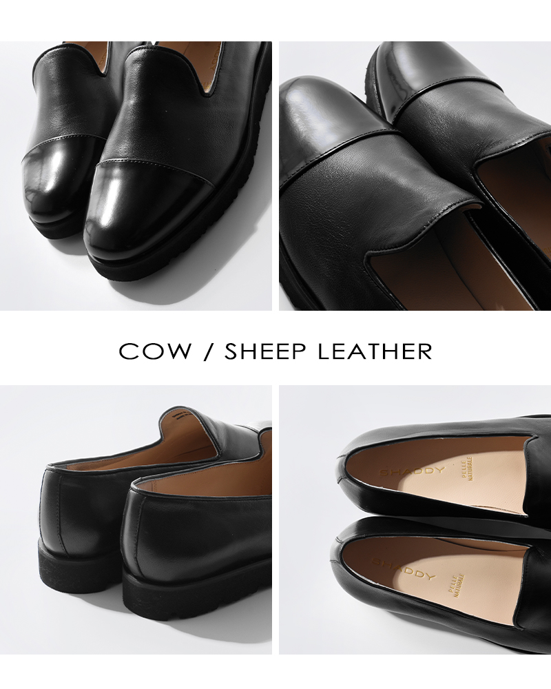 セール【30%OFF】シャディ SHADDY レザー フラット シューズ sh004