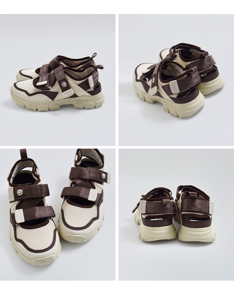 SHAKA(シャカ)メッシュアッパーベルクロスニーカーサンダルOTTERTRAILATsk-217
