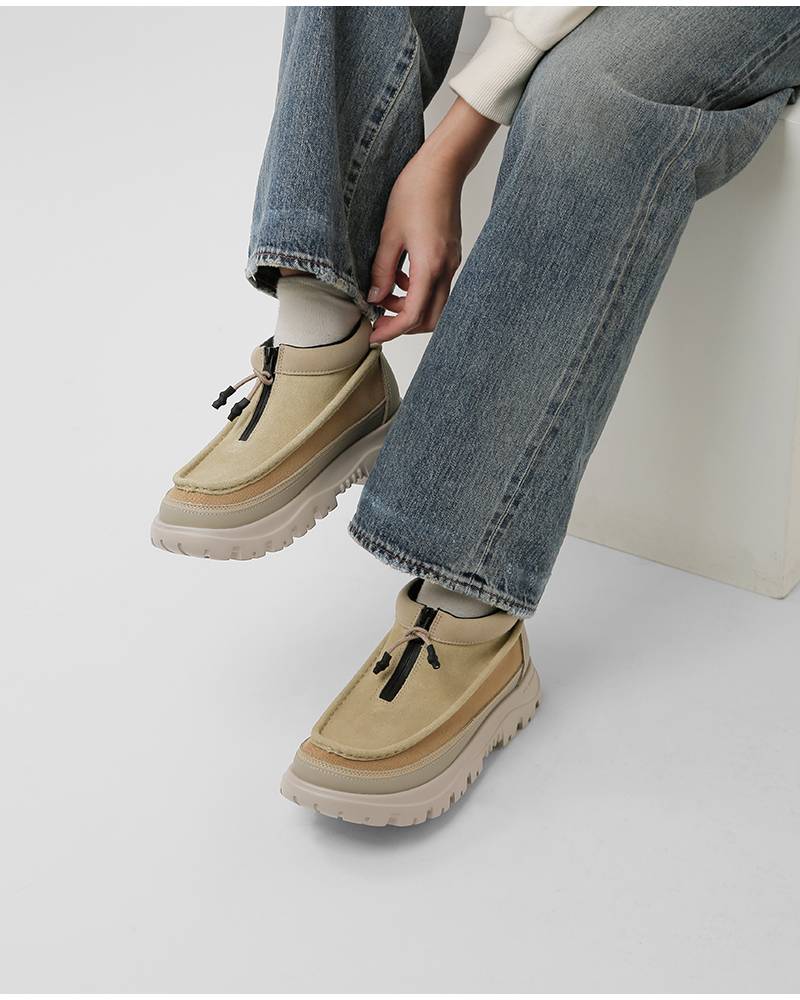 SHAKA（シャカ） ジップ ショート モカシン ブーツ ZIP MOCCASIN