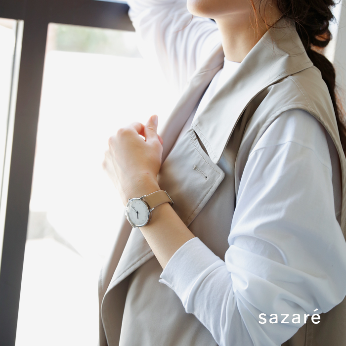 sazare サザレ SS シルバー ミラー フィニッシュ ホワイト