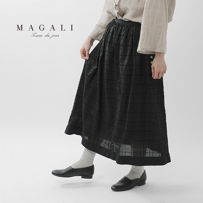 MAGALI 【50%OFF】マガリ ガーメントダイ コットン レース