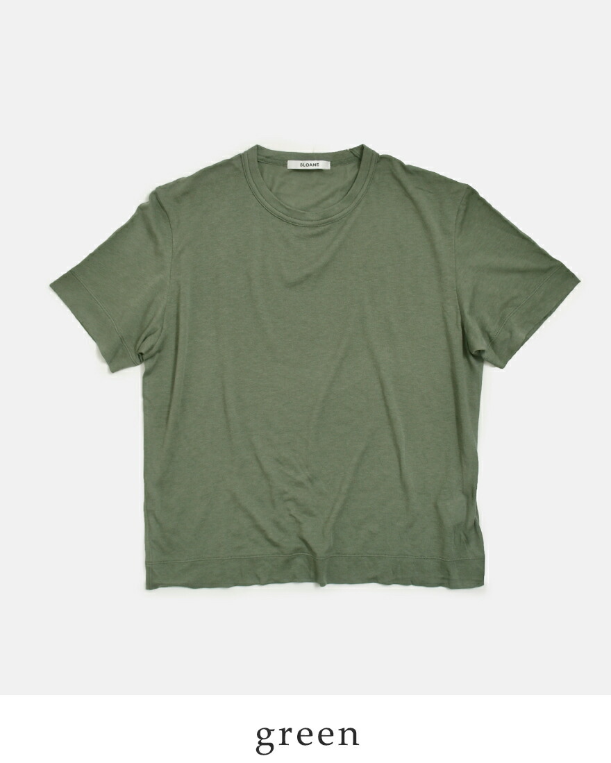 SLOANE（スローン） セール【30%OFF】スローン コットンシルク 半袖 T