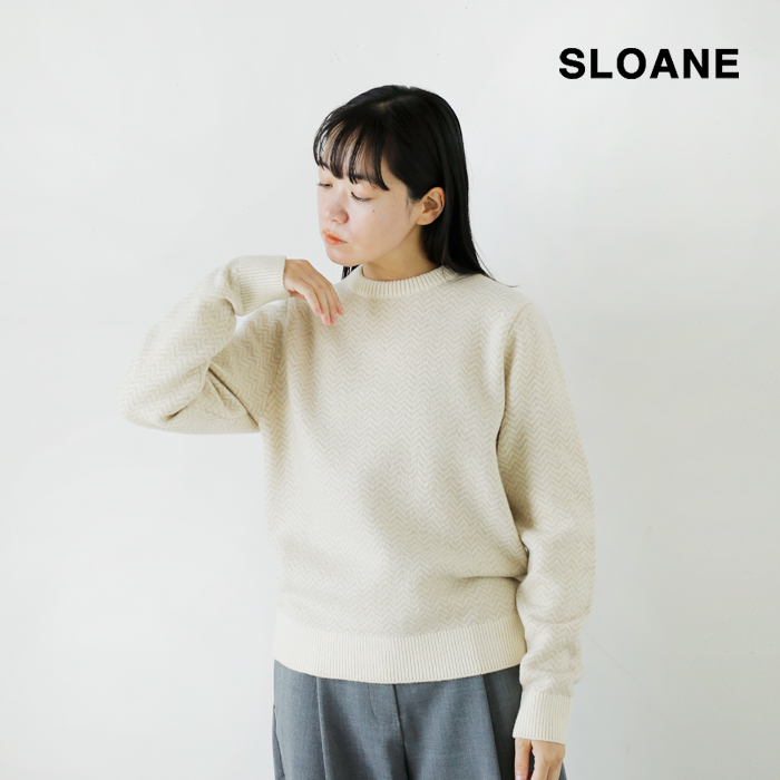 クーポン対象】スローン SLOANE 7G ジャガード ウール×ナイロン クルーネック ニット プルオーバー sl9w-738 レディース  2024aw新作 : sl9w-738 : aranciato ヤフー店 - 通販 - Yahoo!ショッピング