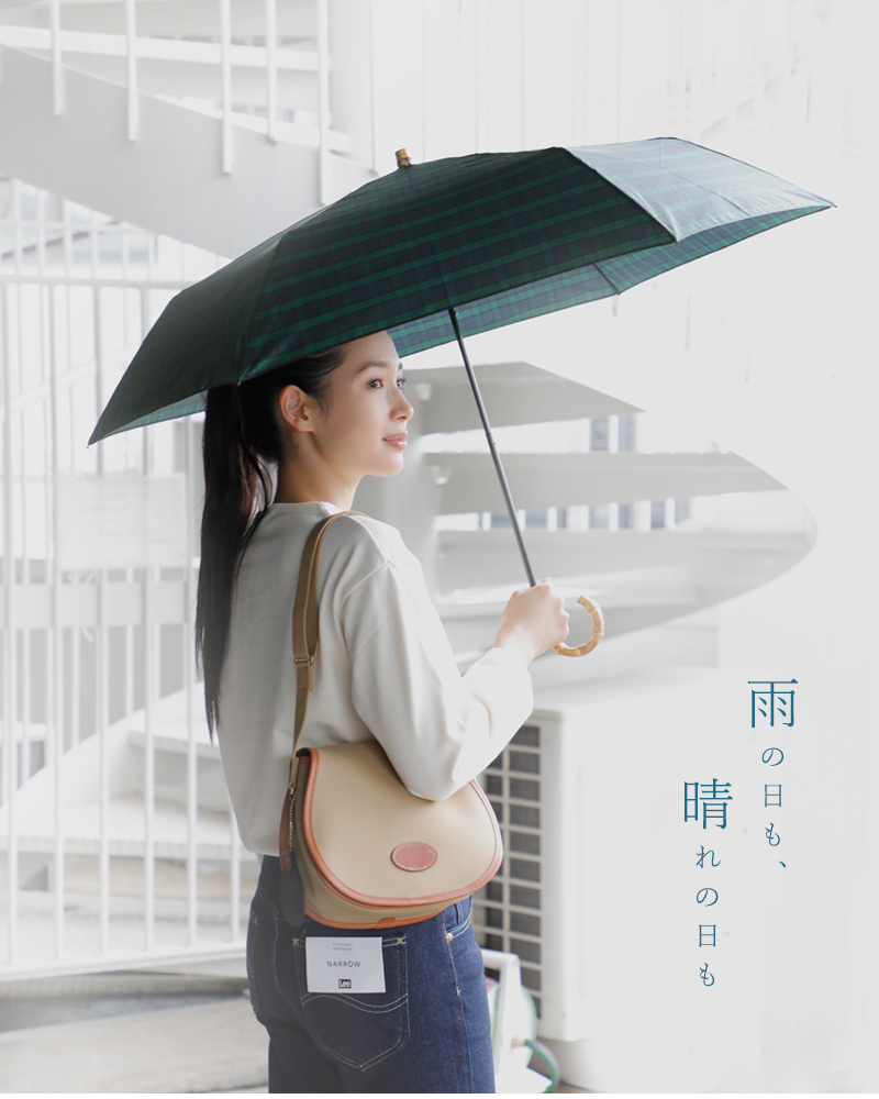 トラディショナルウェザーウェア Traditional Weatherwear 日傘 撥水 UVカット加工 晴雨兼用 折り畳み傘 FOLDING  BAMBOO MINI 2024ss新作