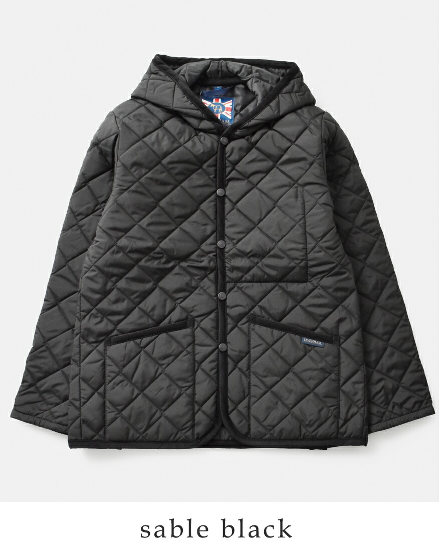 LAVENHAM（ラベンハム） フード付き クレイドン キルティング