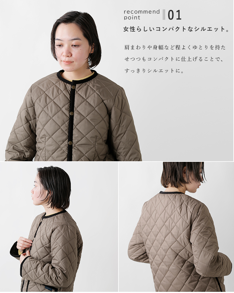 ラベンハム LAVENHAM キルティング クルーネック ジャケット CREW NECK JACKET lv6186