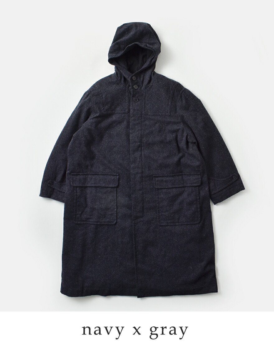 FIRMUM フィル マム ウール 千鳥 ダッフルコート sn-fr1401ct ユニ