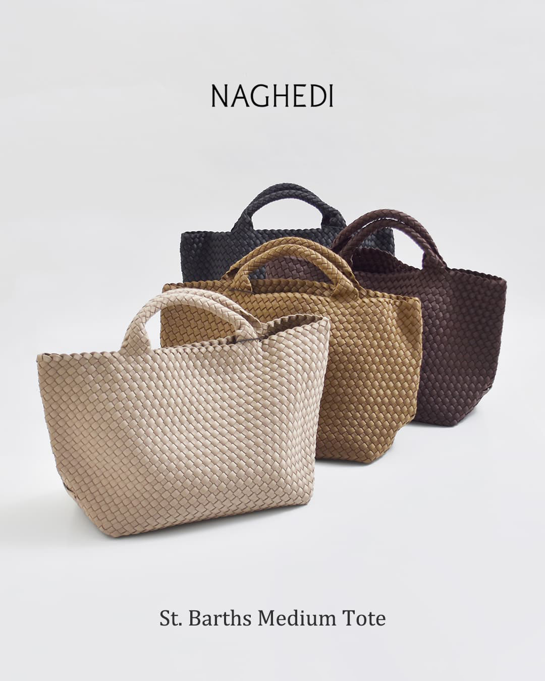 ナゲディ NAGHEDI メッシュ ミディアム トートバッグ St. Barths