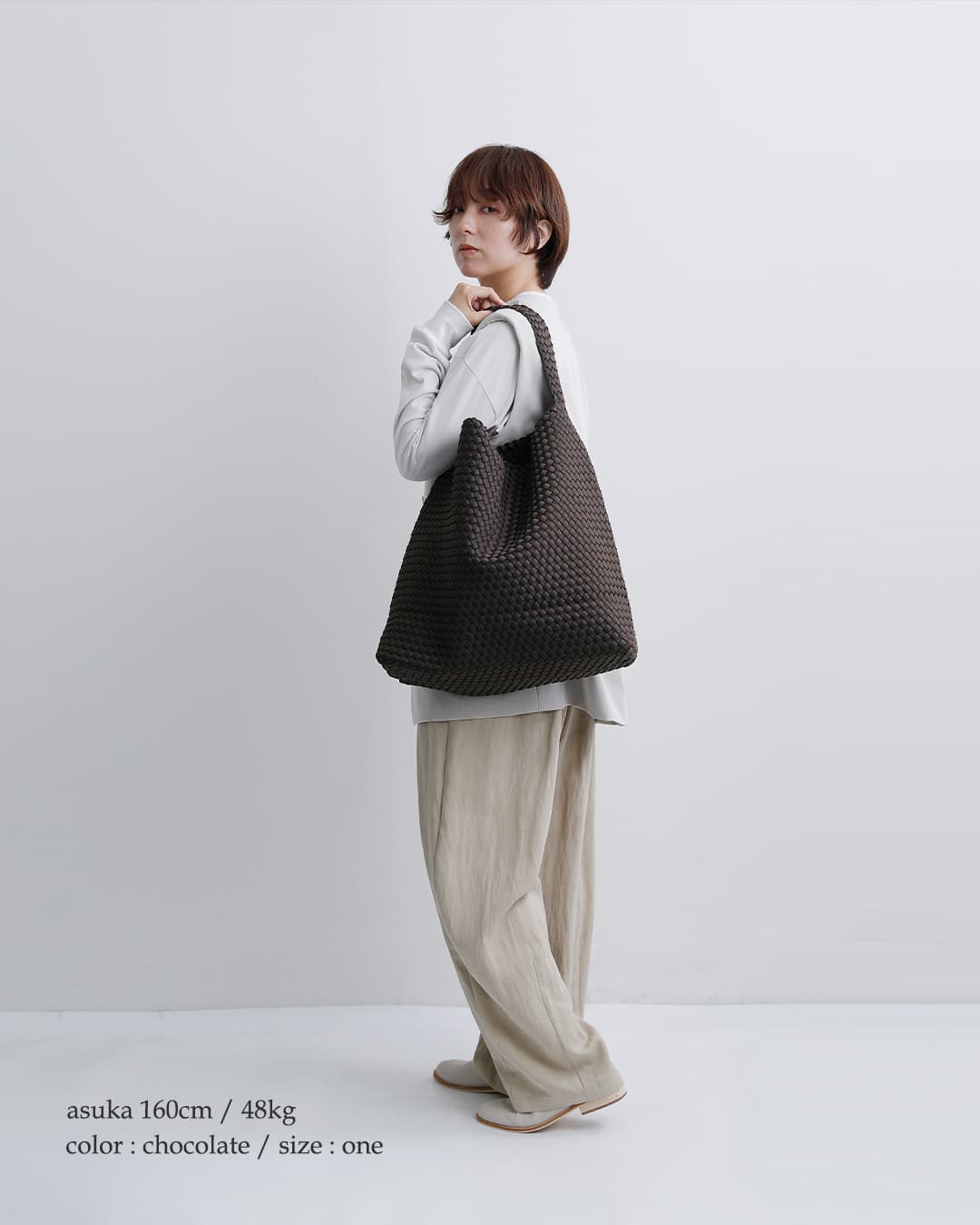 NAGHEDI(ナゲディ)メッシュ ラージ トートバッグ Nomad Large Hobo sn04024ld