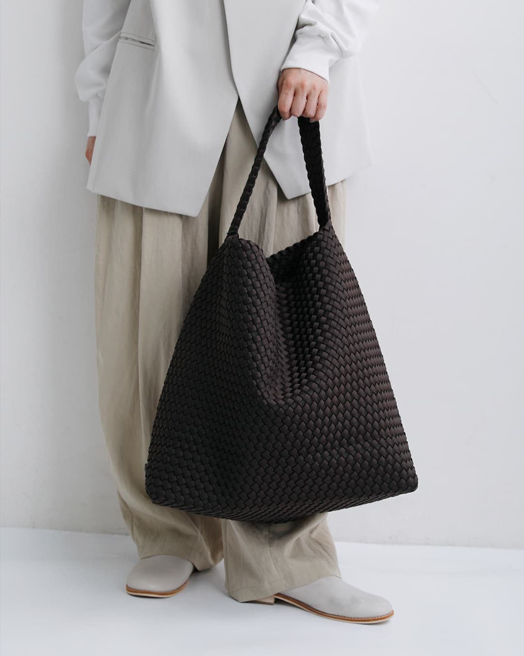 NAGHEDI(ナゲディ)メッシュ ラージ トートバッグ Nomad Large Hobo sn04024ld