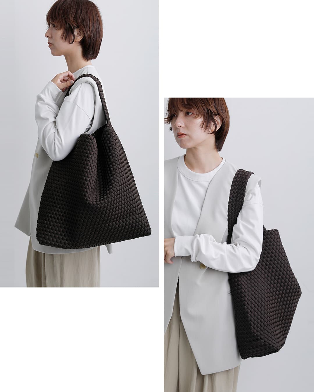 NAGHEDI(ナゲディ)メッシュ ラージ トートバッグ Nomad Large Hobo sn04024ld