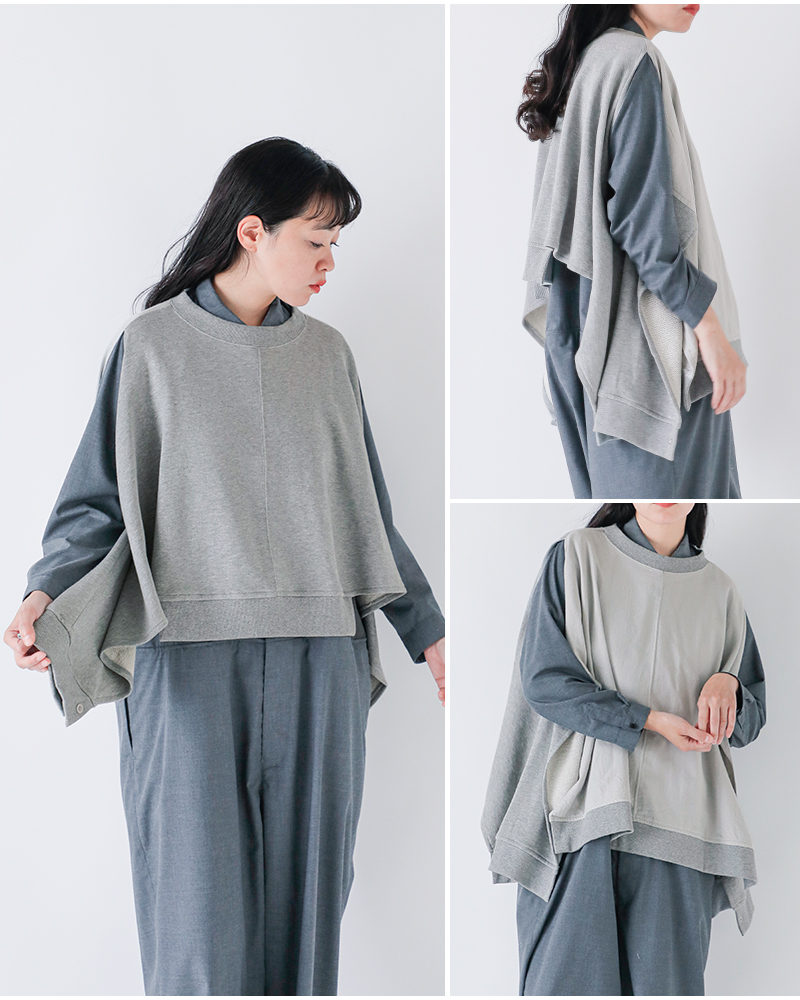 新品タグ付きsneeuw(スニュウ)キルティングプルオーバー sneeuw（スニュウ） コットン シルク ポスト 4way プルオーバー snw32