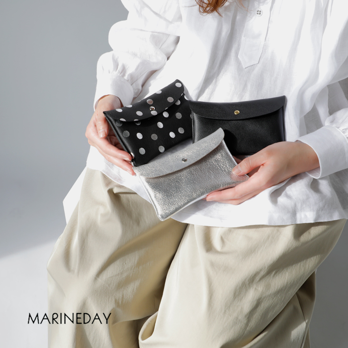 MARINE DAY(マリンデイ)ゴートスキンレザーウォレット“SON”son