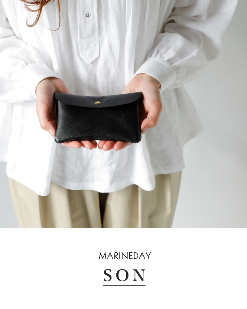 MARINE DAY(マリンデイ)ゴートスキンレザーウォレット“SON”son